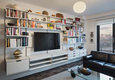  Eclectic Apartment Living Room. UES Apartment by Fink & Platt Architects LLC.