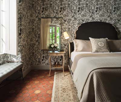  French Bedroom. Jordan Vineyard & Winery Suites by Maria Khouri Haidamus Interiors.