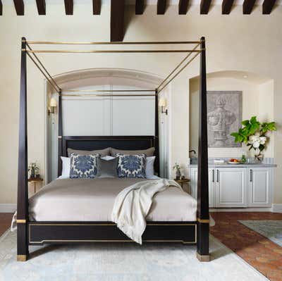 French Mixed Use Bedroom. Jordan Vineyard & Winery Suites by Maria Khouri Haidamus Interiors.