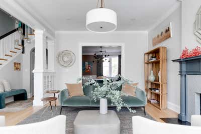  Minimalist Family Home Living Room. Grove Avenue by Samantha Heyl Studio.