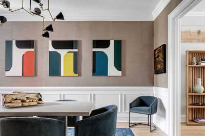  Modern Family Home Dining Room. Grove Avenue by Samantha Heyl Studio.
