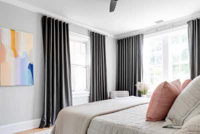  Transitional Family Home Bedroom. Grove Avenue by Samantha Heyl Studio.