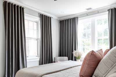  Transitional Modern Family Home Bedroom. Grove Avenue by Samantha Heyl Studio.