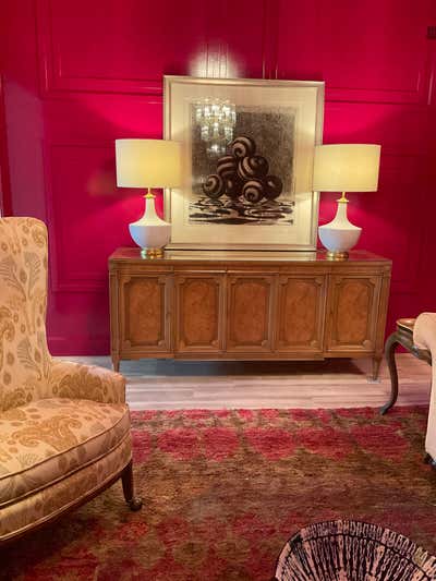 Hollywood Regency Office and Study. colettiinteriors by  Coletti Interiors, LLC.