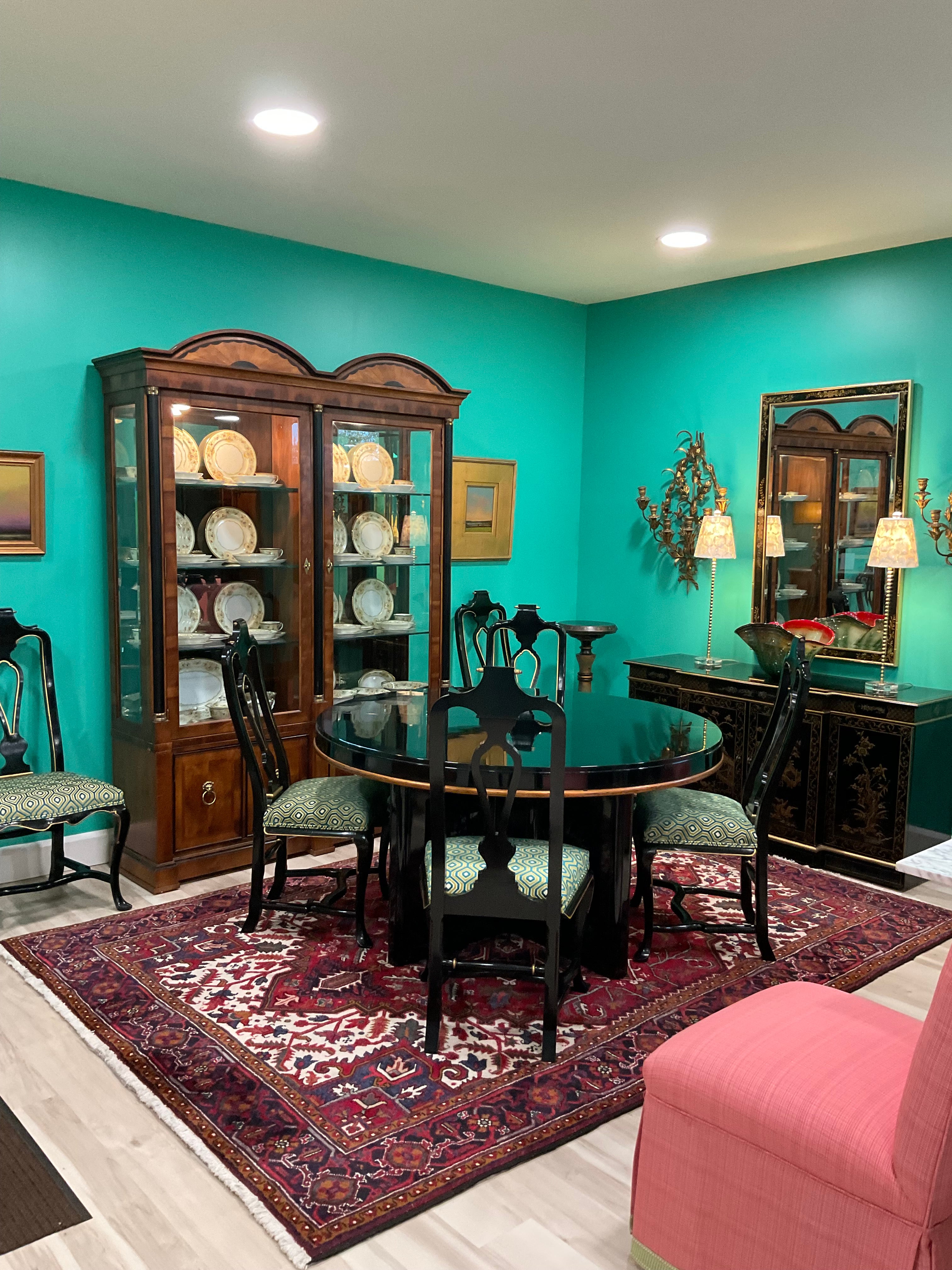 Hollywood Regency Dining Room