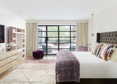  Maximalist Bedroom. Chelsea Loft by Evan Edward .