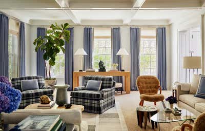  Arts and Crafts Living Room. Hamptons Residence by CARLOS DAVID.