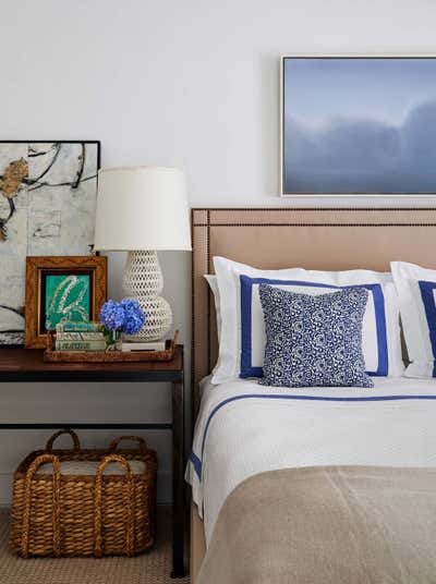  French Beach House Bedroom. Hamptons Residence by CARLOS DAVID.