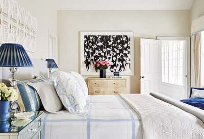  Preppy Bedroom. Hamptons Residence by CARLOS DAVID.