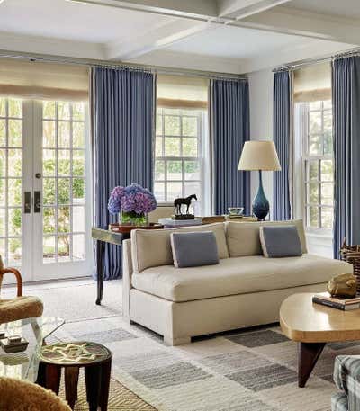  Preppy Living Room. Hamptons Residence by CARLOS DAVID.