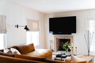  French Family Home Living Room. Sherman Canal by Mallory Kaye Studio.