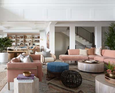  Beach Style Vacation Home Open Plan. Bayside Court by KitchenLab | Rebekah Zaveloff Interiors.