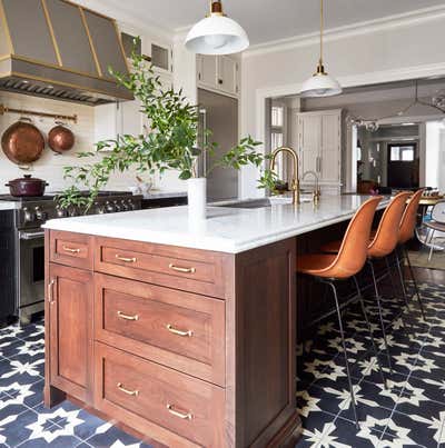  Transitional Family Home Kitchen. Blackstone by KitchenLab | Rebekah Zaveloff Interiors.