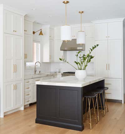  Contemporary Transitional Apartment Kitchen. Jefferson by KitchenLab | Rebekah Zaveloff Interiors.