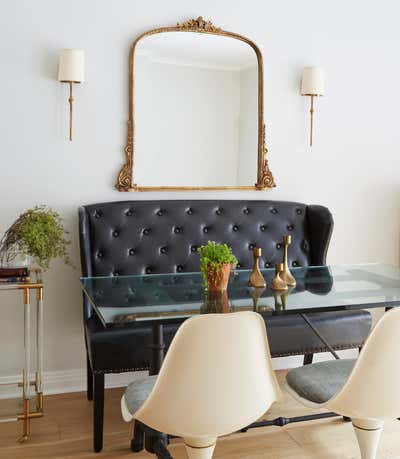  Transitional Apartment Dining Room. Jefferson by KitchenLab | Rebekah Zaveloff Interiors.