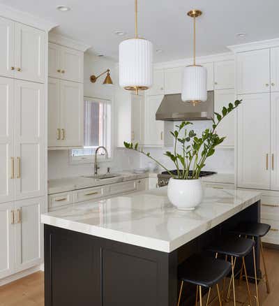  Contemporary Transitional Apartment Kitchen. Jefferson by KitchenLab | Rebekah Zaveloff Interiors.