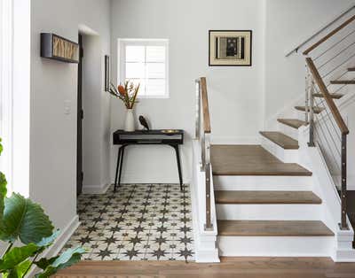 Transitional Family Home Entry and Hall. Churchill by KitchenLab | Rebekah Zaveloff Interiors.
