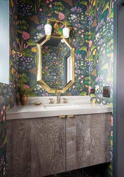  Preppy Family Home Bathroom. Churchill by KitchenLab | Rebekah Zaveloff Interiors.