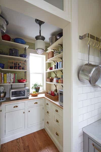 Craftsman Family Home Pantry. Sunnyside by KitchenLab | Rebekah Zaveloff Interiors.