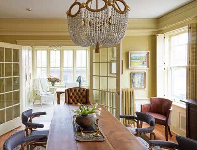  Craftsman Family Home Dining Room. Sunnyside by KitchenLab | Rebekah Zaveloff Interiors.