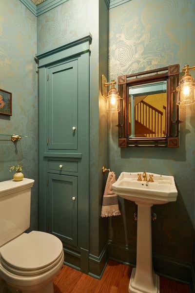  Arts and Crafts Bathroom. Sunnyside by KitchenLab | Rebekah Zaveloff Interiors.