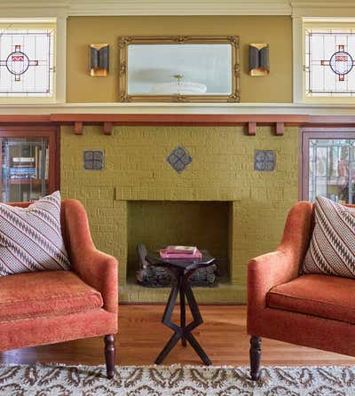  Arts and Crafts Craftsman Living Room. Sunnyside by KitchenLab | Rebekah Zaveloff Interiors.