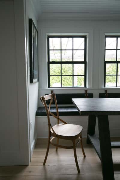  Farmhouse Cottage Beach House Open Plan. Bellport, NY by Jaimie Baird Design.