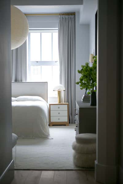  Bohemian Apartment Bedroom. Tribeca, NY by Jaimie Baird Design.