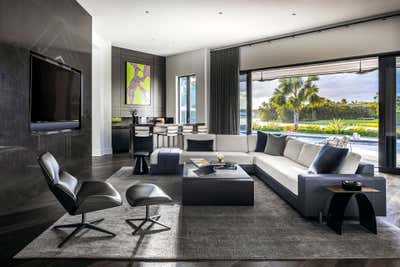  Modern Family Home Living Room. Boca Raton Residence by Council Creative.