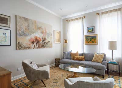  Preppy Craftsman Living Room. Julian by KitchenLab | Rebekah Zaveloff Interiors.