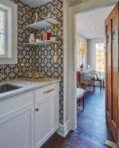  Traditional Preppy Family Home Pantry. Franklin by KitchenLab | Rebekah Zaveloff Interiors.