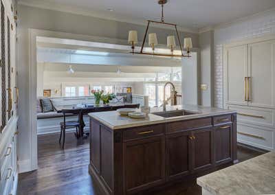  Preppy Craftsman Family Home Dining Room. Franklin by KitchenLab | Rebekah Zaveloff Interiors.