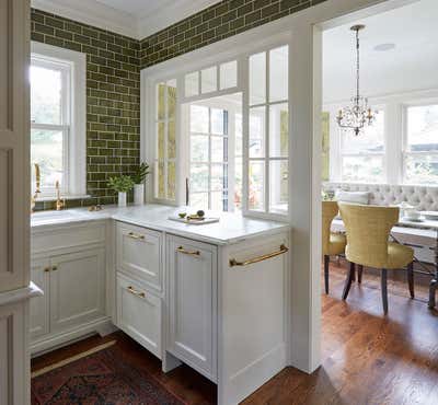  Craftsman Family Home Dining Room. Jackson by KitchenLab | Rebekah Zaveloff Interiors.