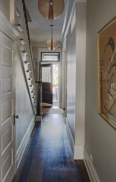  English Country Family Home Entry and Hall. Wellington by KitchenLab | Rebekah Zaveloff Interiors.