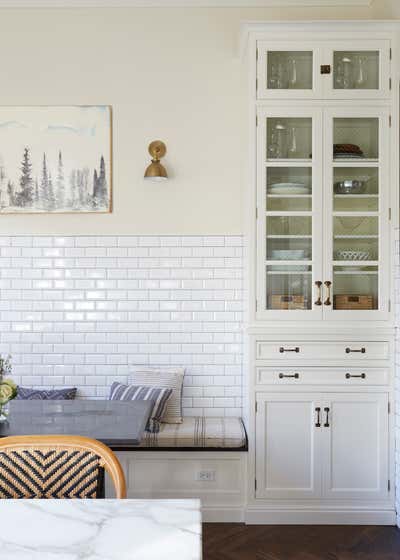  Cottage Family Home Dining Room. Webster by KitchenLab | Rebekah Zaveloff Interiors.