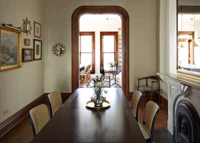 Craftsman Family Home Dining Room. Webster by KitchenLab | Rebekah Zaveloff Interiors.