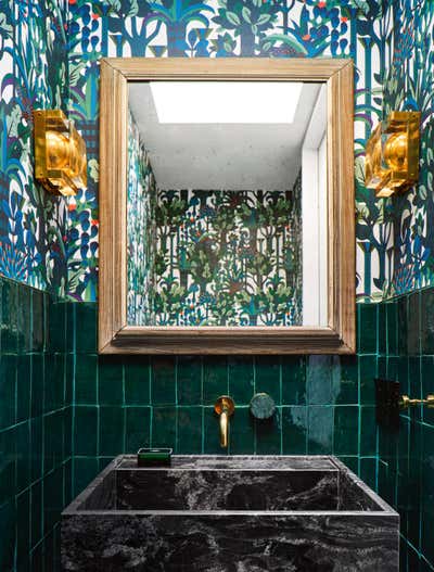  Mid-Century Modern Family Home Bathroom. LA CASA BEA by Luisfern5 Creative Design Agency.