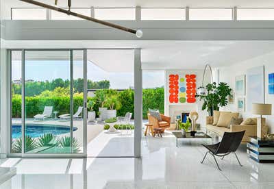  Mid-Century Modern Tropical Family Home Open Plan. LA CASA BEA by Luisfern5 Creative Design Agency.