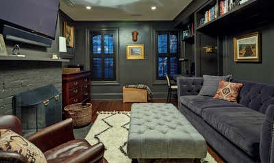  Transitional Family Home Bar and Game Room. Webster by KitchenLab | Rebekah Zaveloff Interiors.