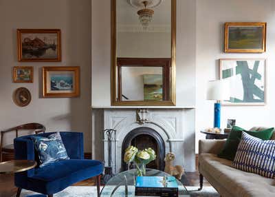  Craftsman Living Room. Webster by KitchenLab | Rebekah Zaveloff Interiors.