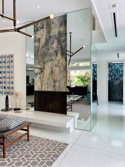  Mid-Century Modern Family Home Living Room. LA CASA BEA by Luisfern5 Creative Design Agency.
