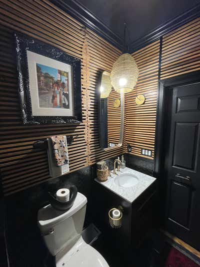  Mid-Century Modern Bathroom. Project Destination Guest Bathroom by Kingston-Bryce Interiors.