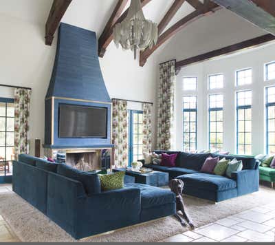  Eclectic Traditional Family Home Living Room. Livable Vibrance by Andrea Schumacher Interiors.