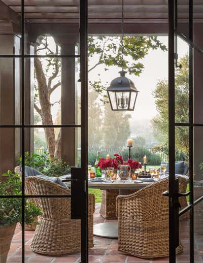 Bohemian Patio and Deck. Spanish Redefined in Santa Monica by Ferguson & Shamamian Architects.