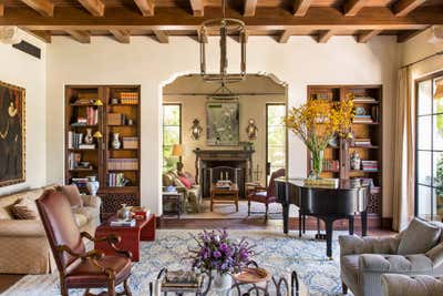  Bohemian Family Home Living Room. Spanish Redefined in Santa Monica by Ferguson & Shamamian Architects.