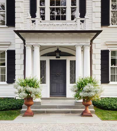  Traditional Country Exterior. New American House in Greenwich by Ferguson & Shamamian Architects.