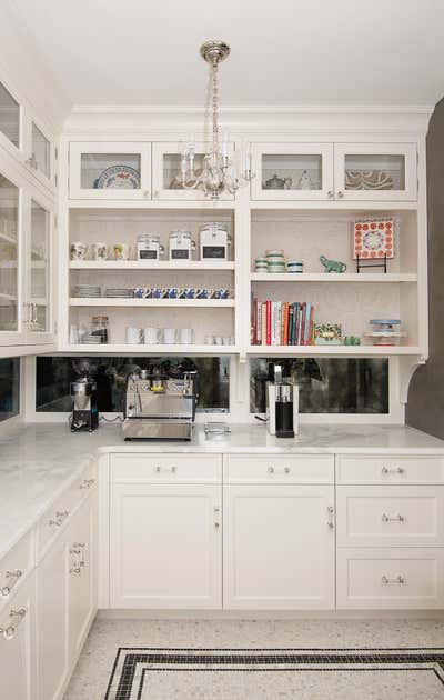  Transitional English Country Family Home Pantry. East Grand Rapids by KitchenLab | Rebekah Zaveloff Interiors.