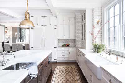  English Country Family Home Kitchen. East Grand Rapids by KitchenLab | Rebekah Zaveloff Interiors.