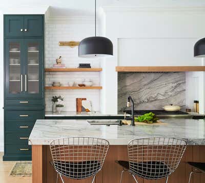  Preppy Scandinavian Family Home Kitchen. Rockwell by KitchenLab | Rebekah Zaveloff Interiors.