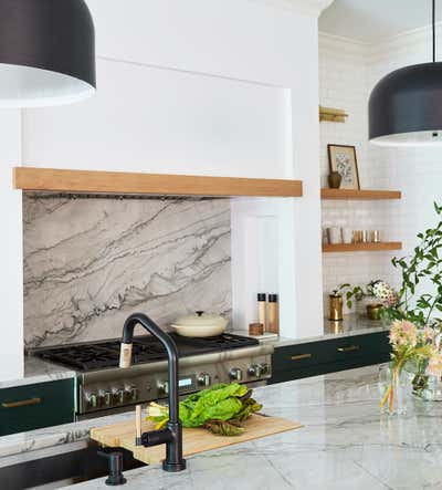  Preppy Family Home Kitchen. Rockwell by KitchenLab | Rebekah Zaveloff Interiors.